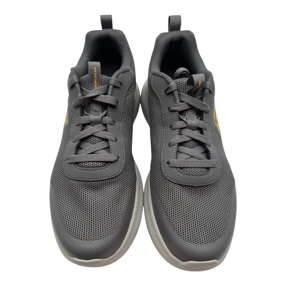 Skechers Running‎ Shoes Men's Size 9 Charcoal Grey Lace Up Sneakers 255149R